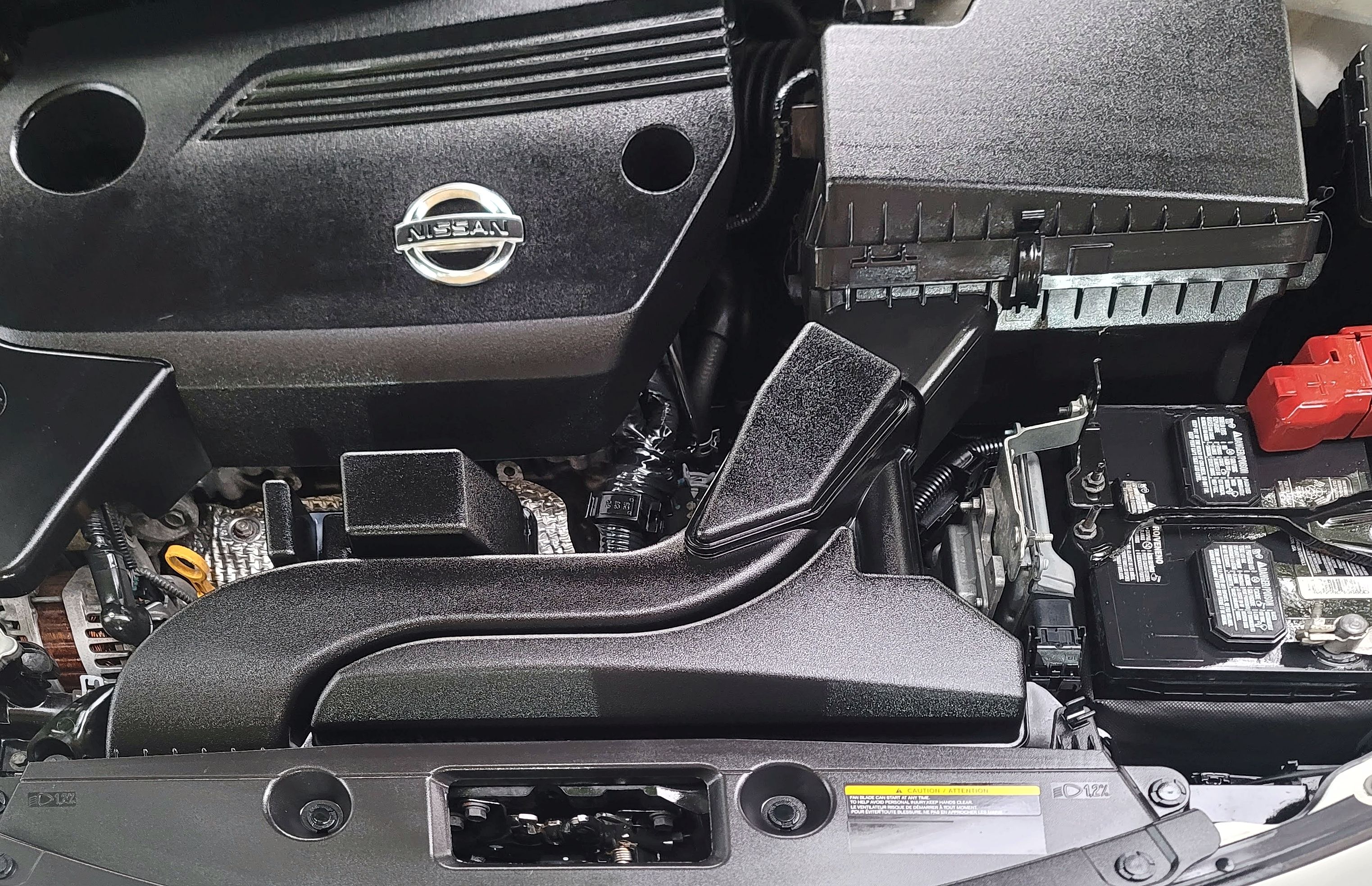 Immaculate Nissan engine bay detailing